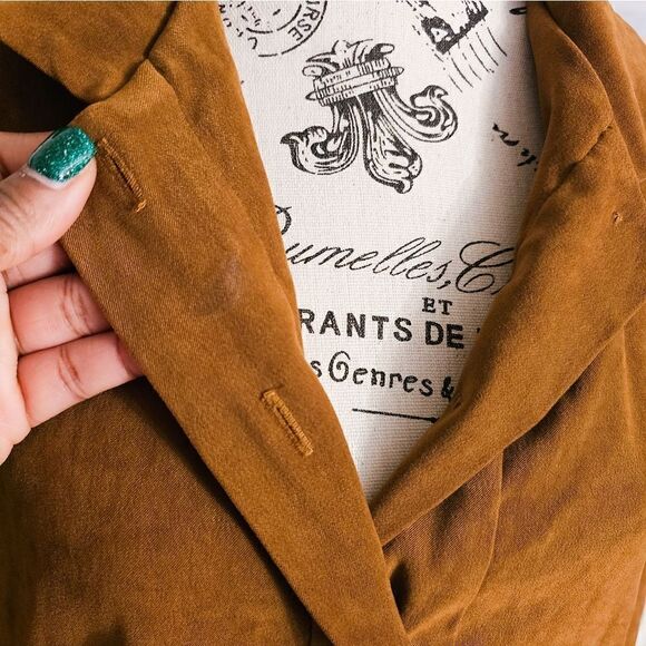 Vtg Harve Bernard Velour Feel Causual Button Front Shirt. - Picture 6 of 14